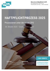 Haftpflichtprozess 2025