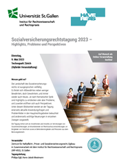 Sozialversicherungsrechtstagung 2023 – Highlights, Probleme und Perspektiven