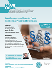 Versicherungsvermittlung 2023 - Regulierung, Praxis und Neuerungen